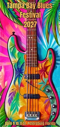 Tampa Bay Blues Festival, official poster and event artwork