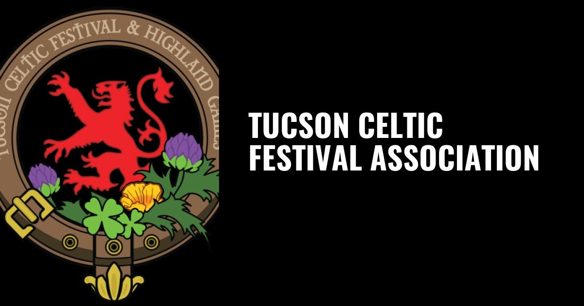 Tucson Celtic Festival & Scottish Highland Games, official poster and event artwork