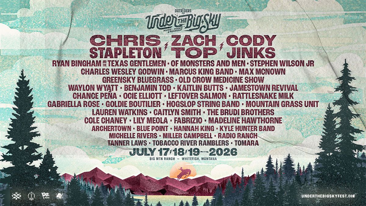 Under the Big Sky Festival, official poster and event artwork