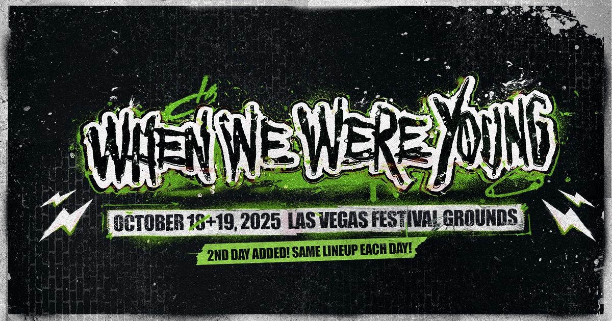 When We Were Young, official poster and event artwork