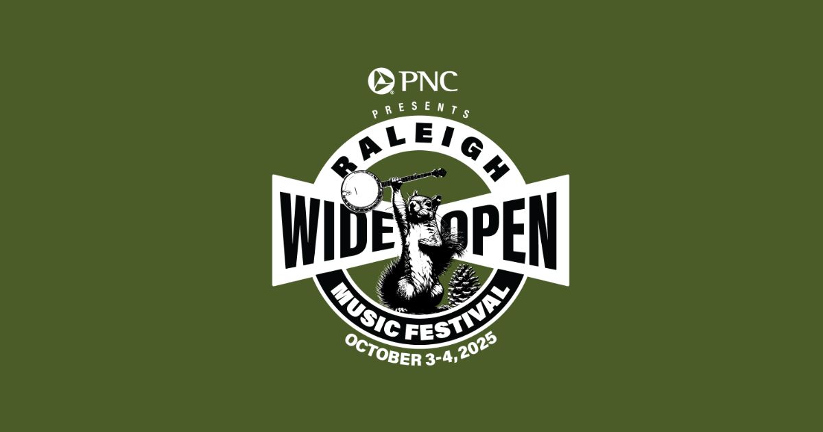 Raleigh Wide Open Music Festival, official poster and event artwork
