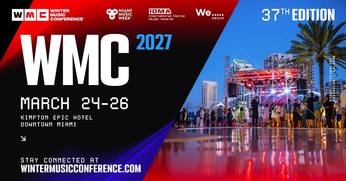 Winter Music Conference (Miami Music Week), official poster and event artwork