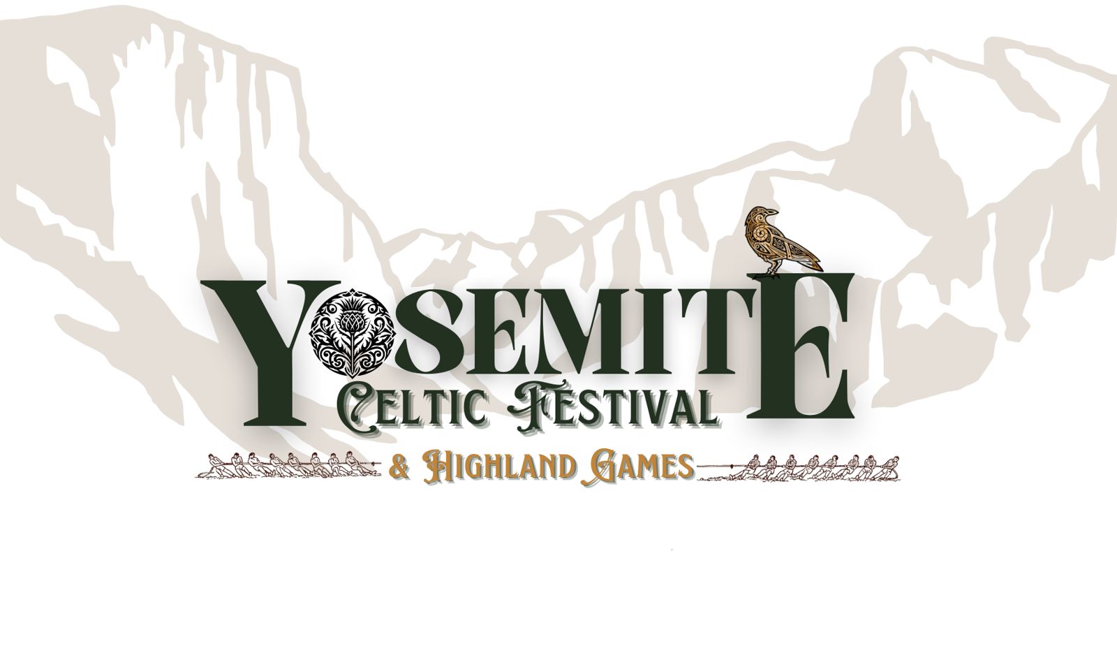 Yosemite Celtic Festival & Highland Games, official poster and event artwork