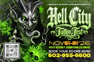 Hell City Tattoo Festival Ohio poster