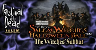 The Official Salem Witches' Halloween Ball poster