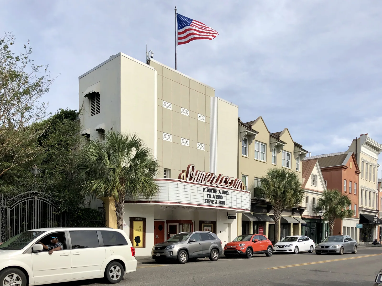 The American Theater marquee on King Street, Charleston
