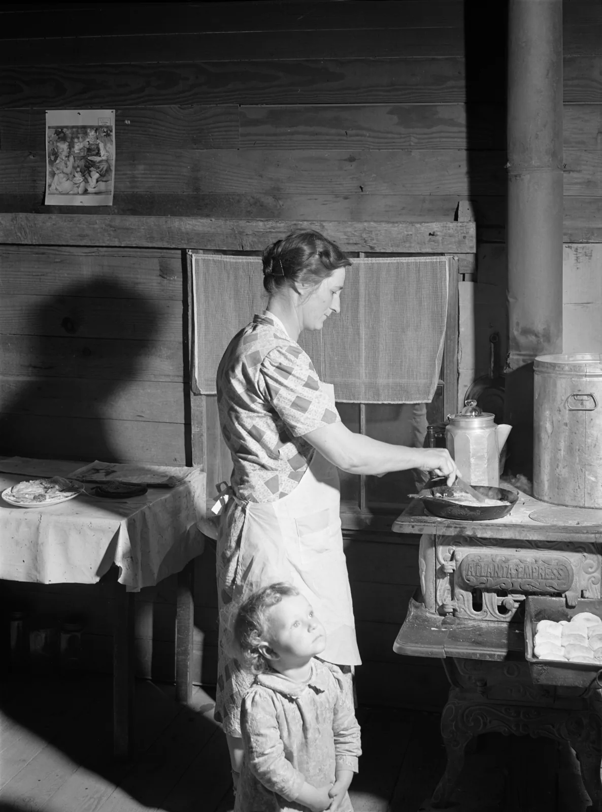 A Carroll County farm kitchen in the 1940s, photographed by Jack Delano; an interim image for the Farm Museum