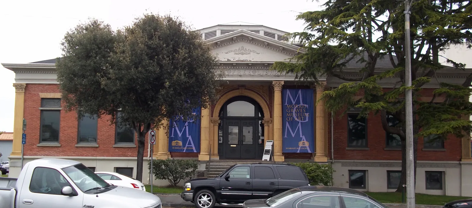 The Carnegie library building that houses the Morris Graves Museum of Art, Eureka